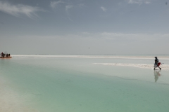 Colorfull salt lake